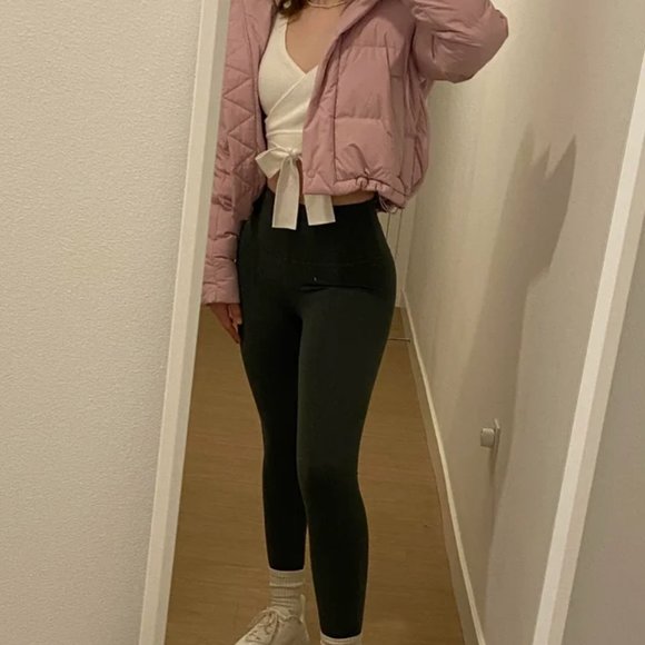 Lululemon Wunder Puff Cropped Jacket Pink Peony - Picture 4 of 4